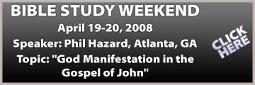 Bible Study Weekend
